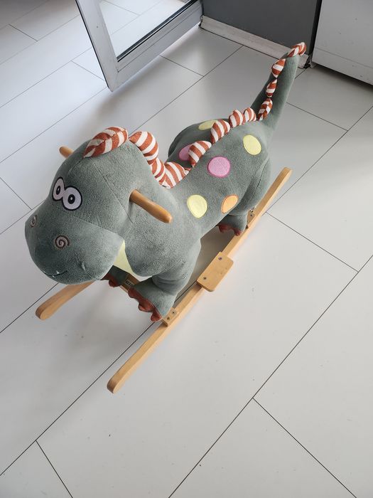 Люлееща се дървена  играчка Milly Mally - Dino
