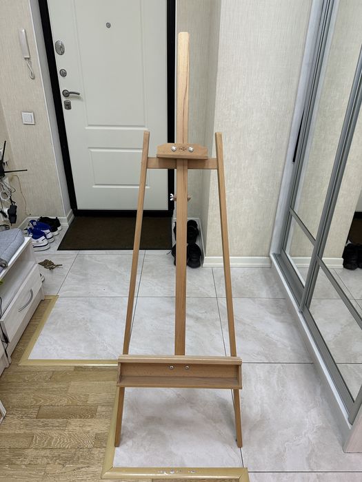 Мольберт деревянный, напольный — 150×50 см