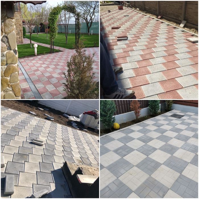 Producem pavaje din beton Oferim montaj pavele dale borduri rigole