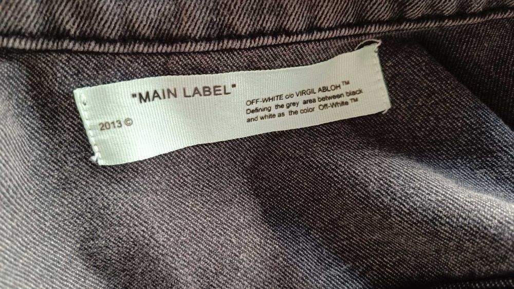 яке OFF WHITE Caban Denim Jacket
