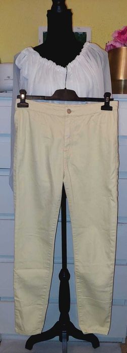 Blugi galben deschis Mango TRANSPORT GRATUIT