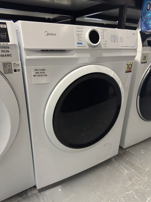 Mașină de spălat rufe 7kg Midea MF10EW70B, factura si garantie 12 luni