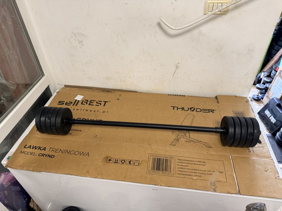 Bara haltera Haltera piept brate biceps triceps geno 14 kg pret promo 150 lei