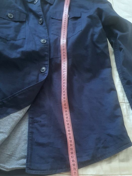 Cămașă dublată bărbați Livergy 100% bumbac L XL, albastru închis groasă
