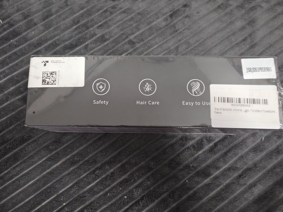 Perie pentru îndreptat parul fără fir, noua, sigilata