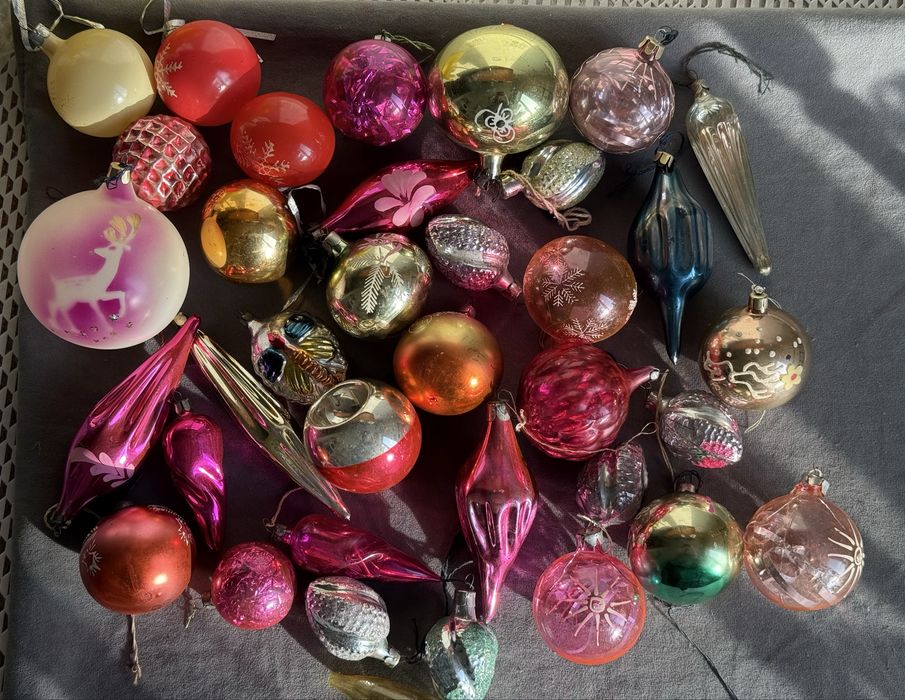 Старые елочные игрушки СССР