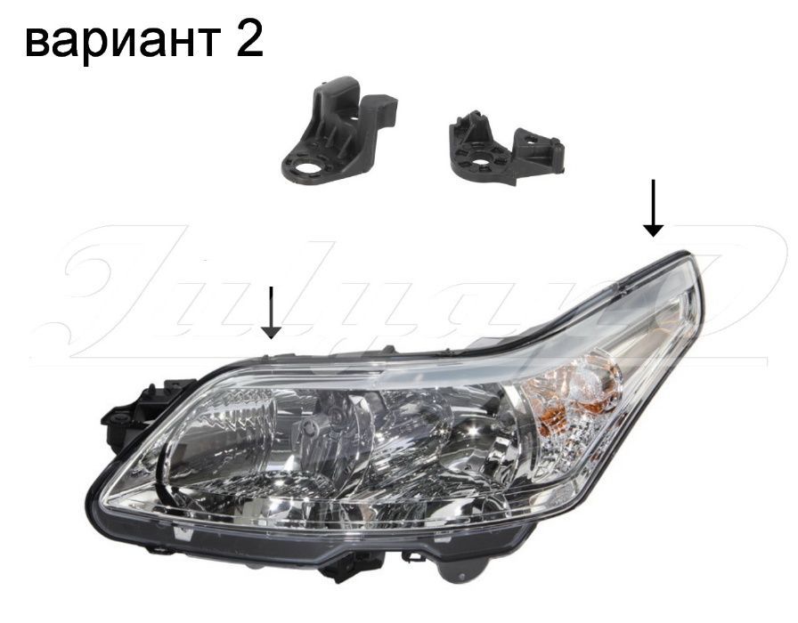 Щипки (водачи, крепежи) за закрепване на фар за CITROEN C4 MK1