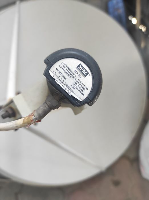 Спутниковая тарелка мини 1 метр, ресивер.