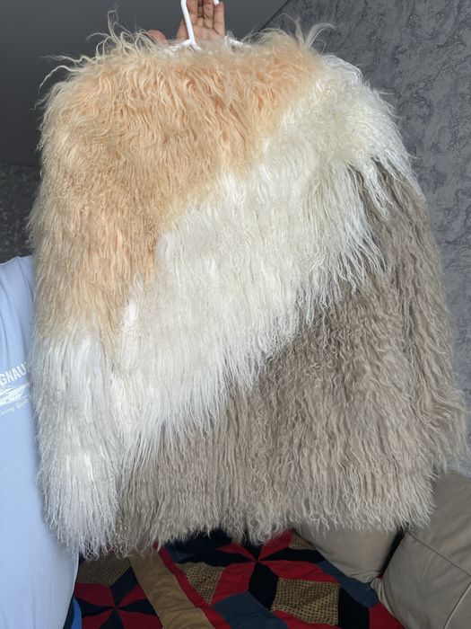 Шуба из Ламы размер xs/s