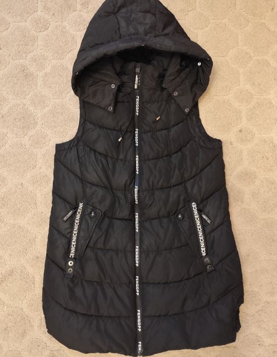 Черен дамски елек