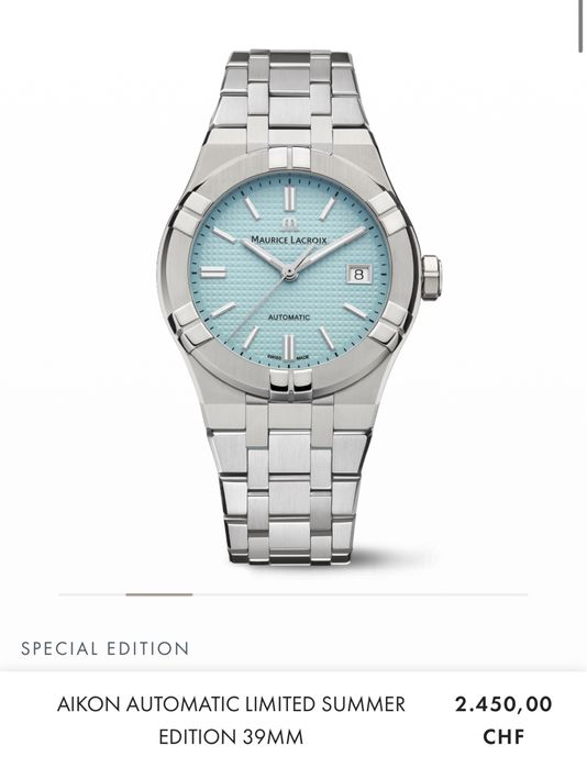 Maurice Lacroix Aikon 39mm Tiffany