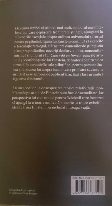 Cum vad eu lumea, Albert Einstein