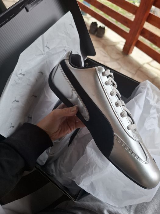 Adidasi Puma Silver (Speedcat Metallic)