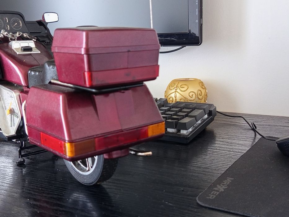 Macheta vintage motocicleta Honda, lungime 37