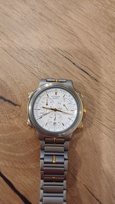 Citizen Titanium Chronograph Alarm