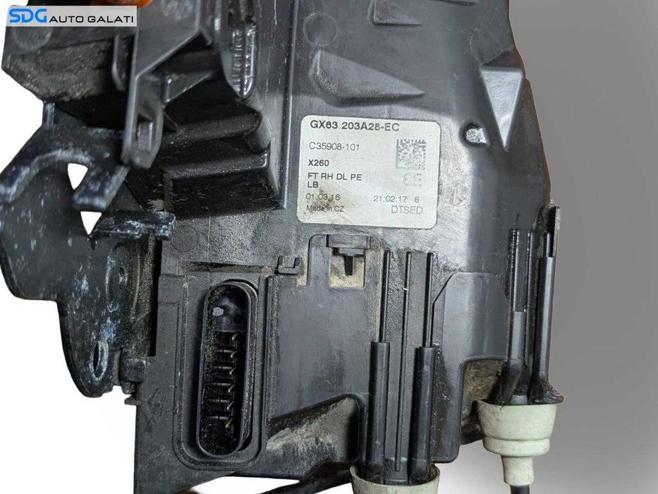 Broasca Incuietoare Usa Portiera Dreapta Fata cu Suport Maner Land Rover Range Rover Sport 2005 - 2013 Cod 8J32-224N02BA GX63203A28-EC 224N02BA 203A28-EC [L9053]