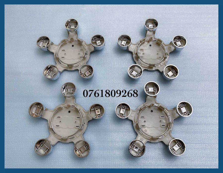 Set 4 capace gri Seat 135mm tip gheara 4F0601165N jante aliaj Audi