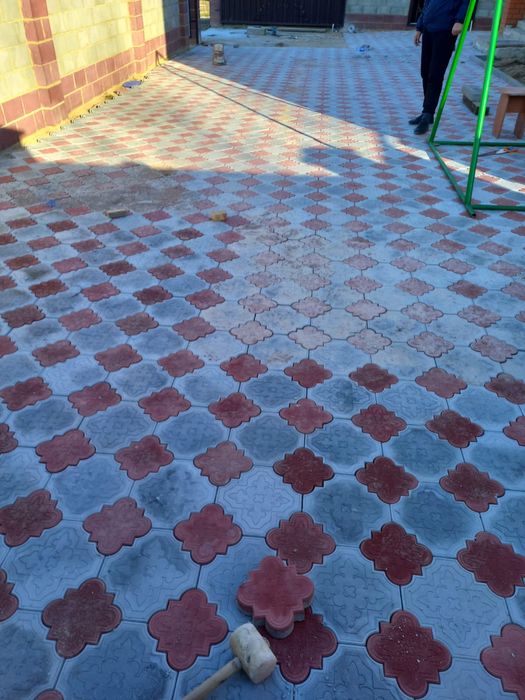 Укладка брусчатки.Поребрик. Бордюры!!!
