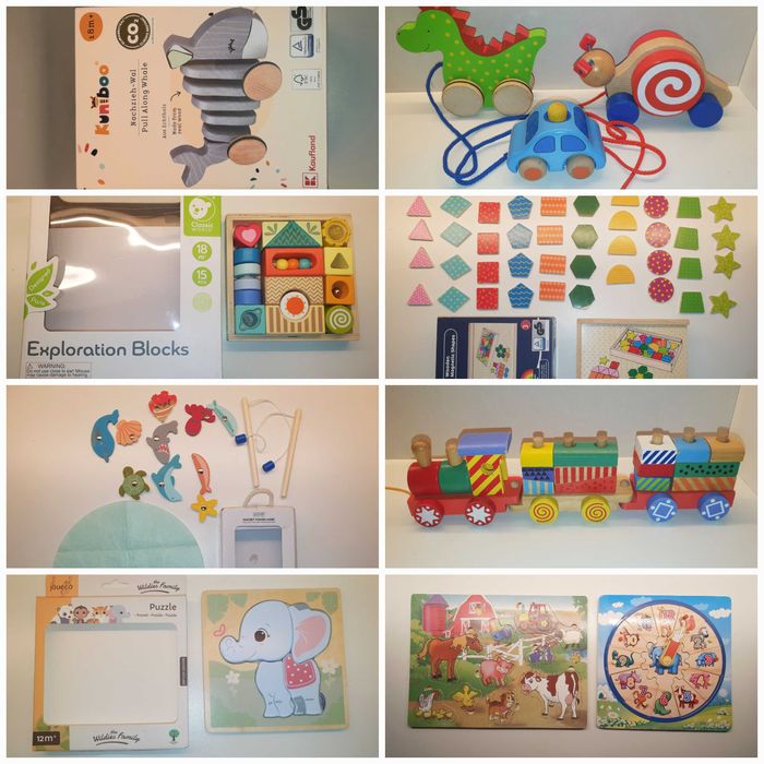 Дървени образоветлни играчки