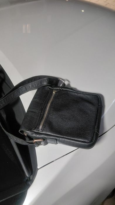 Барсетка из натуральный кожи