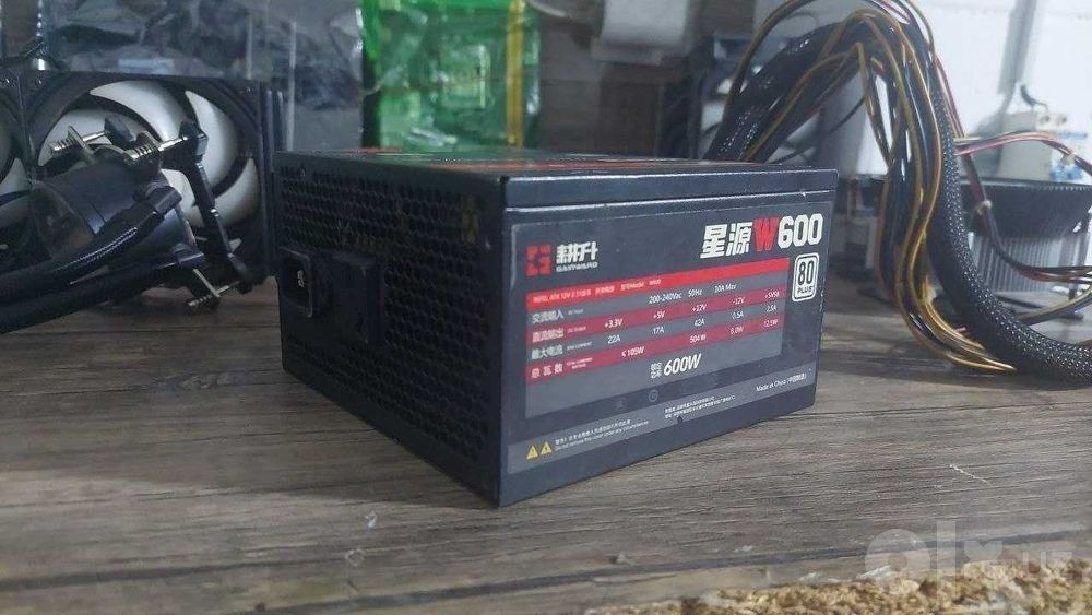 Блок питания Gainward. 600W. 80 plus.