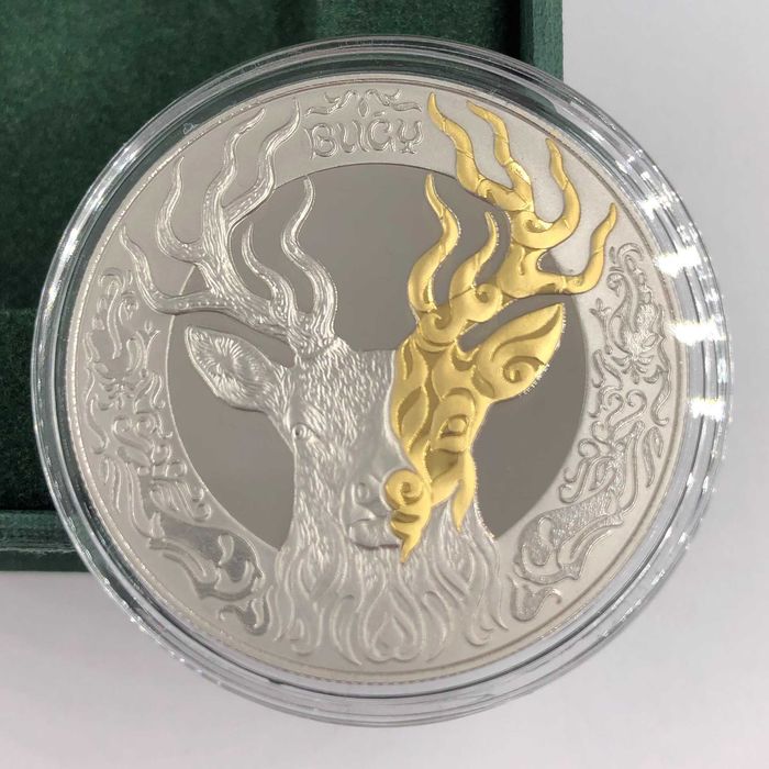 Казахстан 200 тенге Олень пруф-лайк BUǴY BUGY Proof-Like НОВИНКА!!!