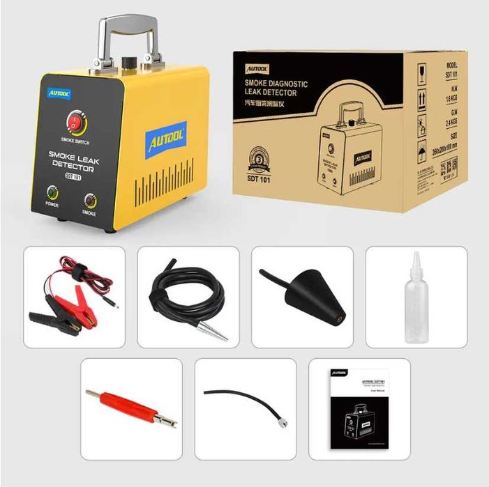 Устройство за пушек/дим за проверка на турбопътища