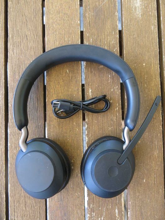 Професионални безжични слушалки Jabra Evolve2 65 Stereo (Черни)