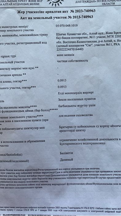 Участок на Мохнатке.