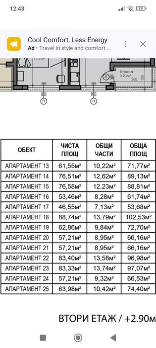 Продава се Двустаен апартамент в София, Студентски град - 73 кв.м за 1027 €/кв.м - Снимка #3