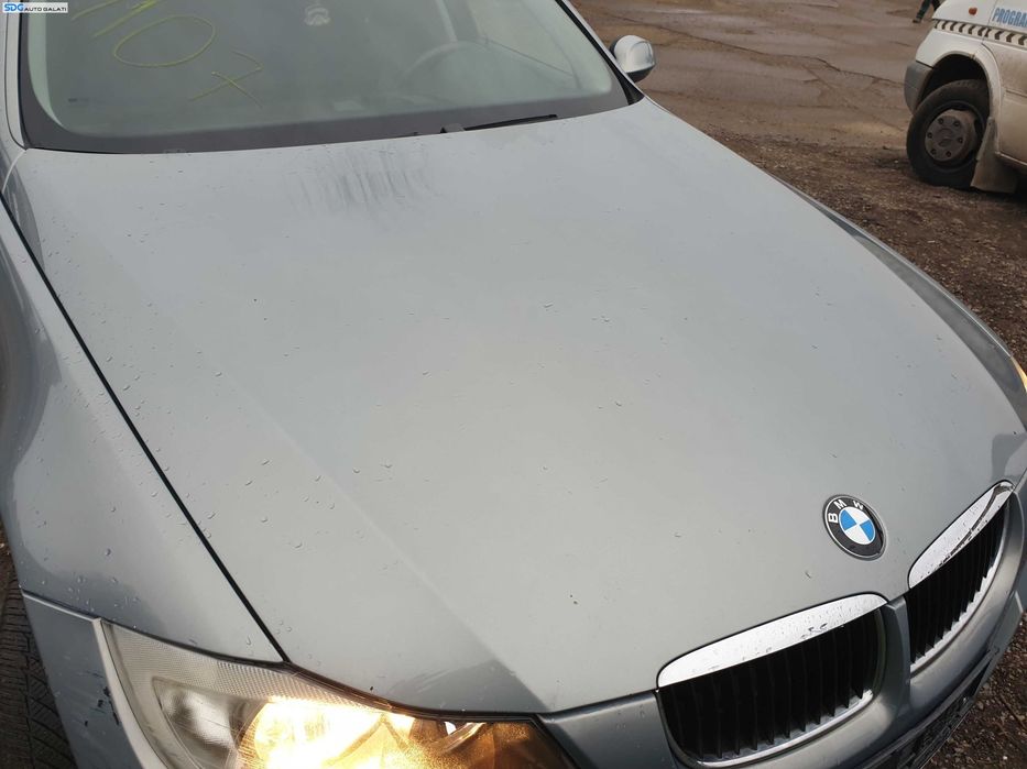 Capota Motor BMW Seria 3 E90 E91 NFL Non Facelift 2004 - 2007 Culoare A34 Arktis Metallic [K9273]