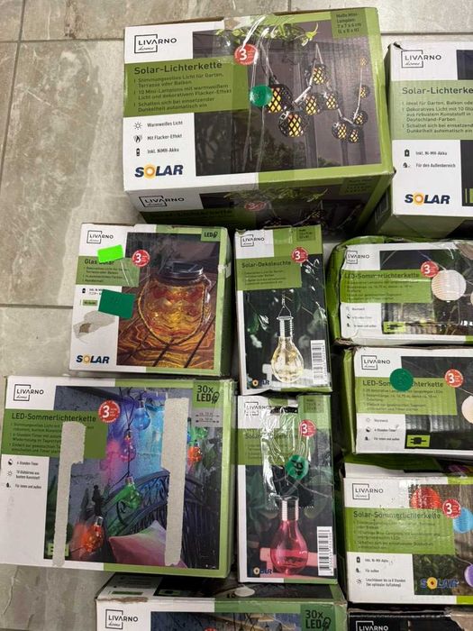 Различни висящи Соларни крушки