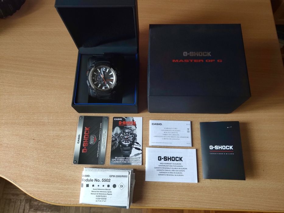 Ceas CASIO G-SHOCK GravityMaster și Rangeman