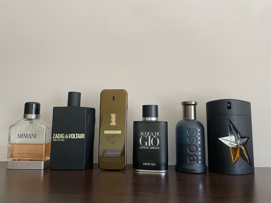 Отливки Thierry Mugler A Men Pure Malt Zadig Voltaire Just rock Armani