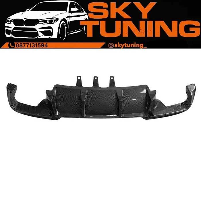 Bmw F10 Дифузьор Висок Клас черен гланц Бмв ф10 с щипки diffuser