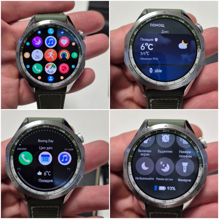 Huawei watch gt4 green с гаранция