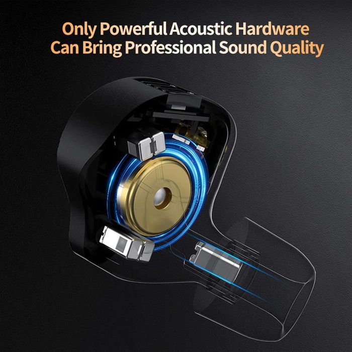 Геймърски Hi-Fi слушалки KZ ZS12 PRO X (12 Драйвера) с Микрофон