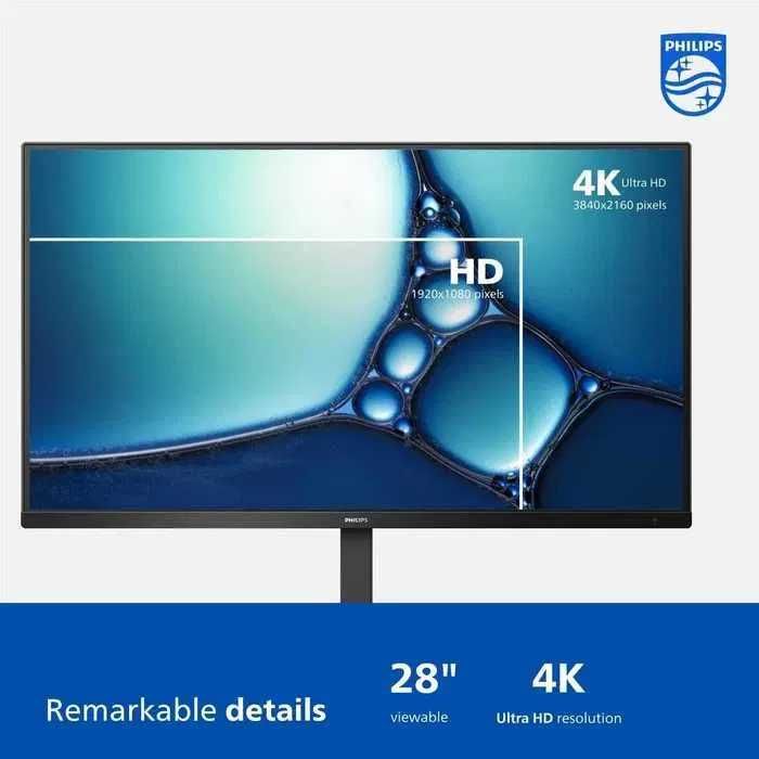 Монитор PHILIPS 28" 4K UHD 3840x2160 IPS КАК НОВЫЙ