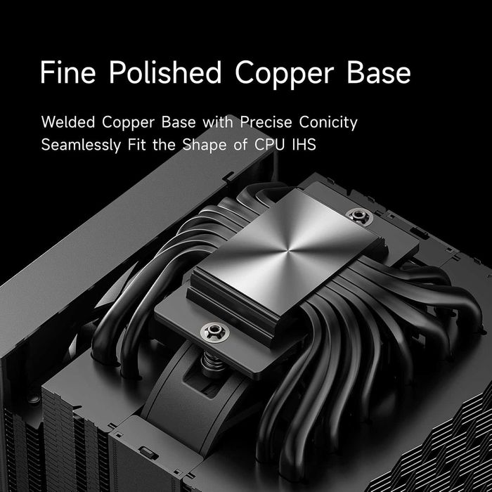 Cooler CPU PCCOOLER CPS RZ820 BK Dual Tower 290W TDP 8 Heatpipes PWM 2200RPM ARGB Intel LGA 1851 1700 AMD AM5 High-End Cooling Silent Premium Black