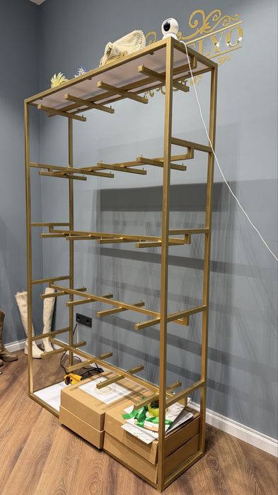 Ресепшен Стеллаж Навес Витрина Магазин учун зар хил турдаги жихозлар