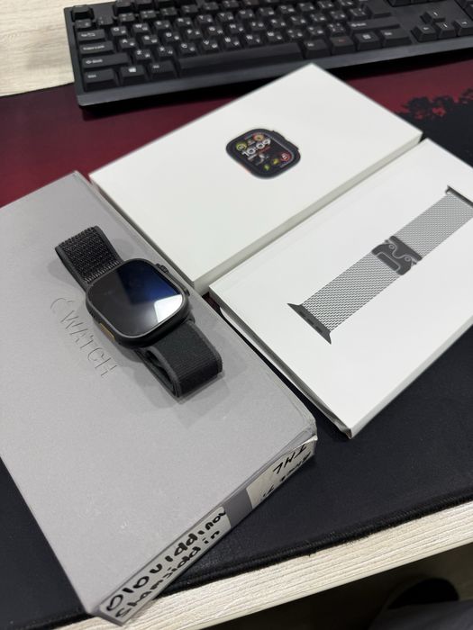 Apple watch 2 ultra. 49 mm  black Ti