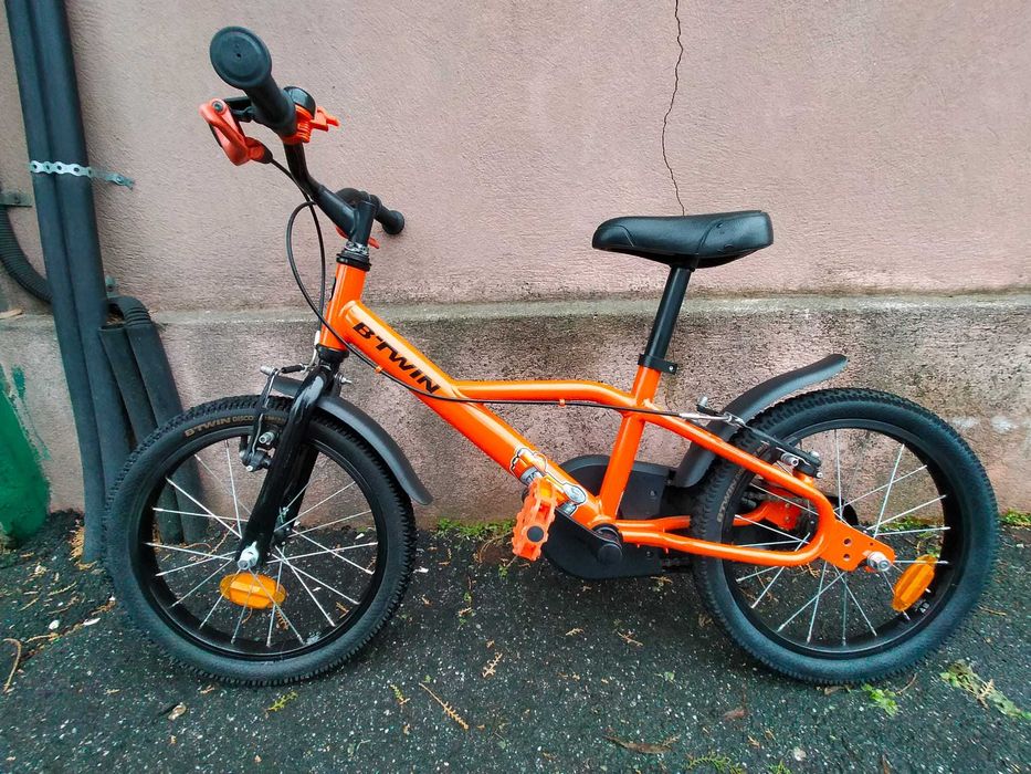 Vand bicicleta copii 16 inch, BTwin robot 500, 105-120 cm