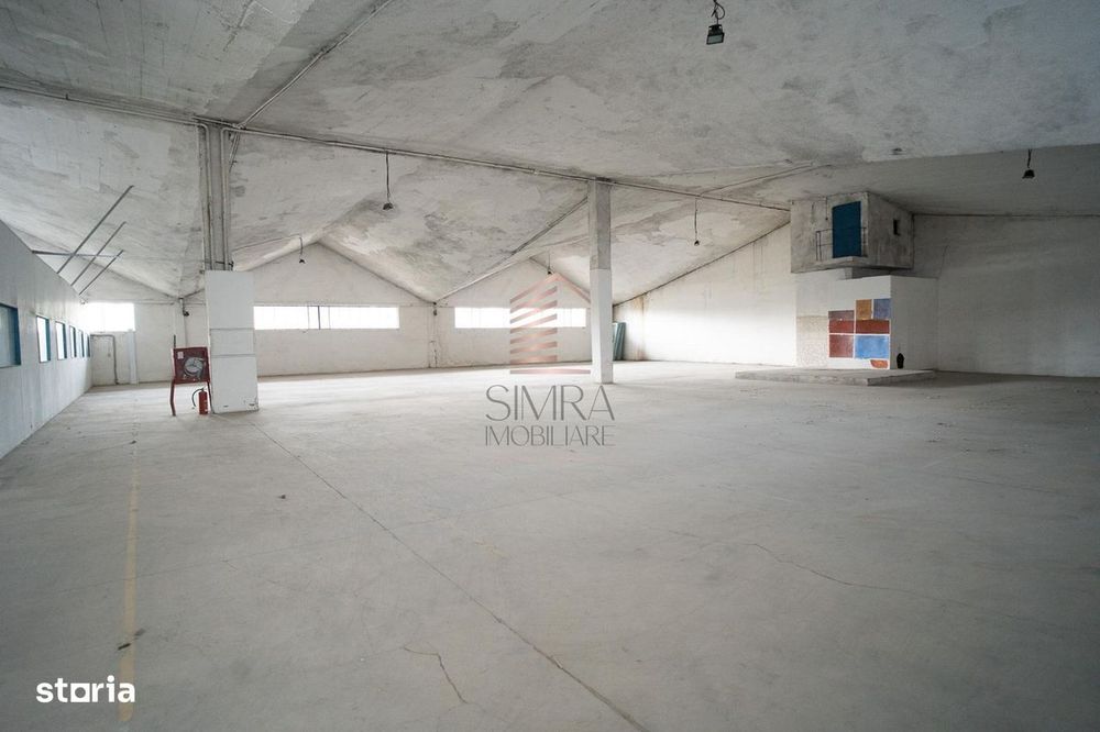 Hală mare si birouri de închiriat Oradea 2032 mp – acces log