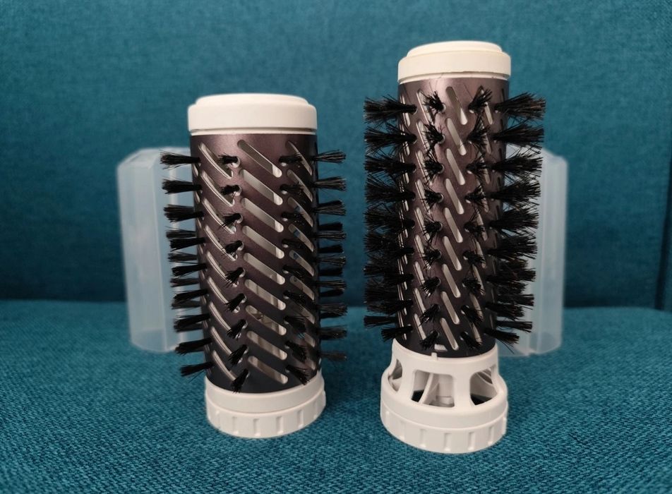 Perie rotativă Rowenta Brush Premium Care, 1000W, 2 trepte, 2 viteze, 2 perii, înveliș ceramic