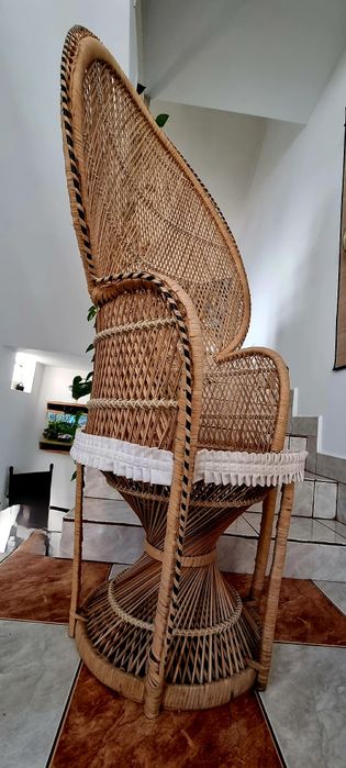 Fotoliu din ratan Emmanuelle Peacock