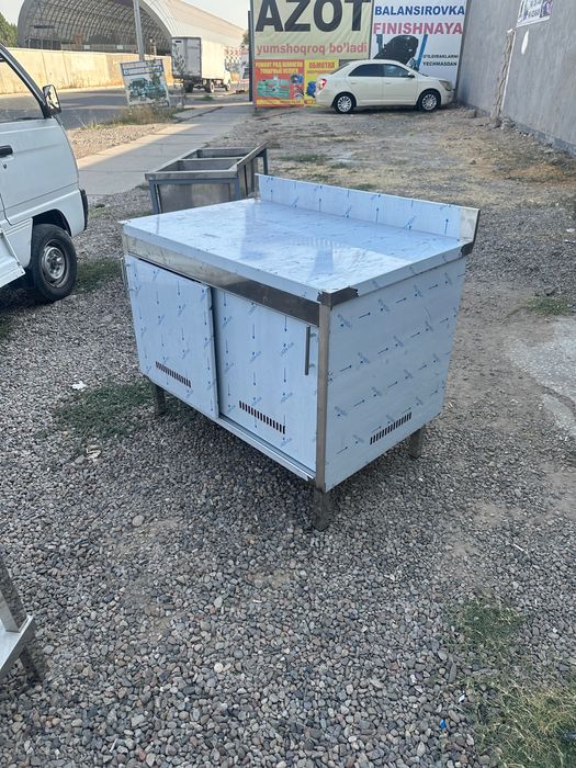 Нержавейки стол мойки стеллаж поднимаем заказ