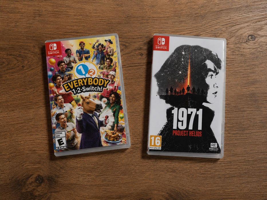 Игры на Nintendo Switch с коробками