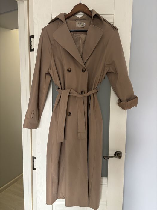 Тренч длинный с поясом