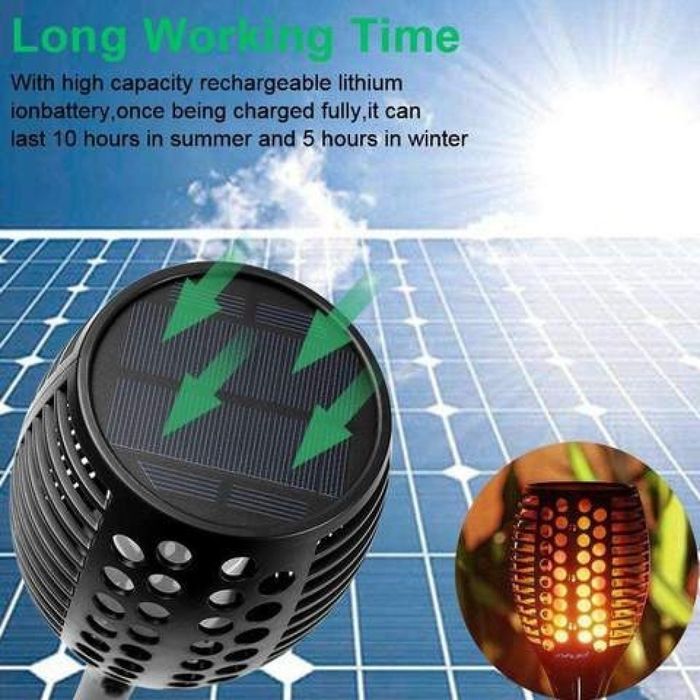 Соларна лампа Факла Имитираща огън