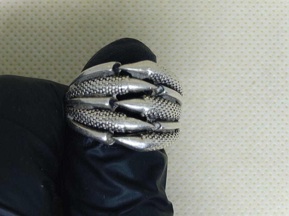 Inel Masiv Argint „Eagle Claw” – Mărime Mare 68 – 11.90 Grame